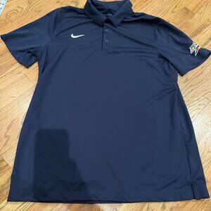 NIKE ALL STAR GAME NAVY BLUE DRI FIT POLO LARGE SHIRT ATLANTA 2025